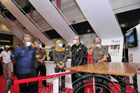 MAJLIS PERASMIAN PAMERAN HARI KEBANGSAAN DAN ACARA KIBAR JALUR GEMILANG