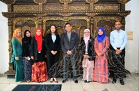 LAWATAN DARI  ATTACHE EMBASEY  OF THE REPUBLIC OF KAZAKHTAN. MISS. TINIKEYEVA