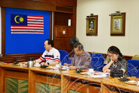 KUNJUNGAN ASWARA KE MUZIUM MUZIK DI BILIK PERSIDANGAN