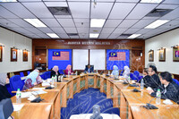 LAWATAN KERJA RASMI KE JMM DARI BALAI KHAZANAH ISLAM SULTAN HAJI HASSANAL BOLKIAH, BRUNEI DARUSSALAM