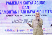 MAJLIS PELANCARAN PAMERAN KARYA AGUNG, PAMERAN SEMANGAT ASEAN & JAMUAN HARI RAYA JMM