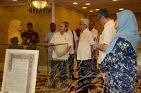 LAWATAN KERABAT SULTAN SELANGOR KE PAMERAN RAJA KITA.