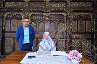 LAWATAN KERJA RASMI KE JMM DARI BALAI KHAZANAH ISLAM SULTAN HAJI HASSANAL BOLKIAH, BRUNEI DARUSSALAM