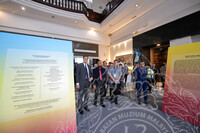 LAWATAN KERJA TKSU(K) YBRS  EN. MOHD YUSRI & SESI WALKABOUT KE PAMERAN HMS MALAYA DI MUZIUM NEGARA