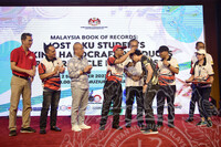 SAMBUTAN 60 TAHUN MUZIUM NEGARA - MALAYSIA BOOK OF RECORD MOST OKU STUDENT MAKING HANDCRAFT FROM RECYCLE MATERIAL