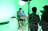 PRA PERSEDIAAN DAN FOTO DISEBALIK TABIR SESI RAKAMAN VIDEO PENGUKUHAN PROGRAM IPIM SECARA PENDIDIKAN & PEMBELAJARAN MAYA.