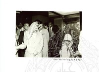 LAWATAN EN. YASSER ARAFAT KE MUZIUM NEGARA SEMPENA PAMERAN TAMADUN ISLAM PADA 24.07.1984 (H/P)