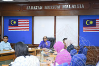 KUNJUNGAN HORMAT PENGARAH LEMBAGA MUZIUM NEGERI PERAK  KE JABATAN MUZIUM NEGARA