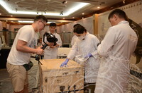 KERJA-KERJA PERSIAPAN PAMERAN KAZAKSTAN GOLDEN MAN