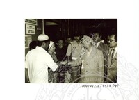 LAWATAN EN. YASSER ARAFAT KE MUZIUM NEGARA SEMPENA PAMERAN TAMADUN ISLAM PADA 24.07.1984 (H/P)