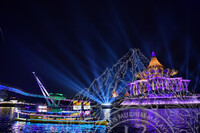 MAJLIS PERARAKAN KAPAL BERHIAS SEMPENA KEMERDEKAAN SARAWAK KE60 DI PESISIRAN KUCHING WATERFRONT