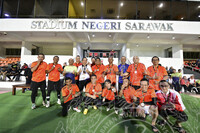 HMA2023 - PERLAWANAN PERSAHABATAN BOLA SEPAK DI STADIUM NEGERI SARAWAK