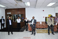 MAJLIS CLOCK OUT PENGARAH BAHAGIAN KHIDMAT PENGURRSAN PUAN NOORAZREEN IDAYU BT KAMAROZZAMAN