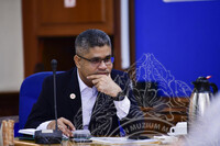 KUNJUNGAN HORMAT EXCO PERSATUAN NUMISMATIK MALAYSIA KE JMM