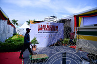 HMA2023 - SUASANA PERSIAPAN TEMPAT DI DEWAN PAMERAN HMA 2023 DAN PENTAS UTAMA DI BORNEO CULTURES MUSEUM