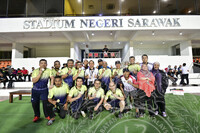 HMA2023 - PERLAWANAN PERSAHABATAN BOLA SEPAK DI STADIUM NEGERI SARAWAK