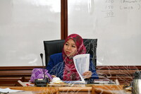 KUNJUNGAN ASWARA KE MUZIUM MUZIK DI BILIK PERSIDANGAN