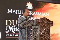 PERASMIAN PAMERAN DUNIA NAGA ; MITOS DAN LAGENDA LESTARIKAN MARTABAT SENI DAN WARISAN NEGARA