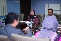 KUNJUNGAN HORMAT MUZIUM MUZIK KE ISTANA BUDAYA