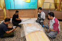 PEMBUNGKUSAN KOLEKSI ISTANA NEGARA DI GALERI 1 DAN KEMASUKAN KOLEKSI LEMBAGA MUZIUM NEGERI KEDAH