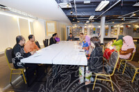 PERBINCANGAN AKTIVITI BERSAMA CREATIVE MEDIA AND TECHNOLOGY (HUB) UITM