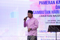 MAJLIS PELANCARAN PAMERAN KARYA AGUNG, PAMERAN SEMANGAT ASEAN & JAMUAN HARI RAYA JMM