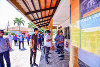 LAWATAN KERJA YB MENTERI  DATUK AARON AGO DAGANG,  KEMENTERIAN PERPADUAN KE MUZIUM KOTA LUKUT