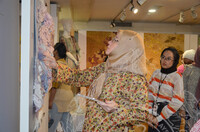LAWATAN RASMI KEBAWAH DYMM SPB RAJA PERMAISURI AGONG KE PAMERAN DYECO TEXTILE ECO EXPLORATION OF NATURAL DYES