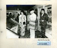 DYMM SULTAN PERAK MELAWAT MUZIUM TAIPING 1986