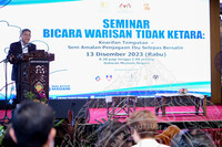 SEMINAR  BICARA WARISAN TIDAK KETARA - KEARIFAN TEMPATAN SENI AMALAN PENJAGAAN IBU SELEPAS BERSALIN
