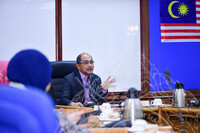 KUNJUNGAN KHIDMAT NASIHAT DARIPADA PENGURUS BESAR TAMAN WARISAN MELAYU, LEMBAGA WARISAN NEGARA SINGAPURA