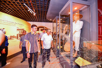 LAWATAN KERJA YB MENTERI  DATUK AARON AGO DAGANG,  KEMENTERIAN PERPADUAN KE MUZIUM KOTA LUKUT