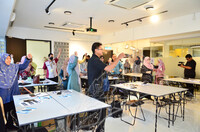 PRA PERSEDIAAN DAN FOTO DISEBALIK TABIR SESI RAKAMAN VIDEO PENGUKUHAN PROGRAM IPIM SECARA PENDIDIKAN & PEMBELAJARAN MAYA.