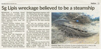 The Star-29 Januari 2021 -Sg Lipis wreckage believed to be a steamship