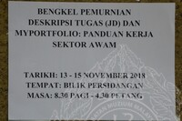 KURSUS PENERIMAAN DISKRIPSI TUGAS