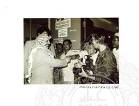 LAWATAN EN. YASSER ARAFAT KE MUZIUM NEGARA SEMPENA PAMERAN TAMADUN ISLAM PADA 24.07.1984 (H/P)