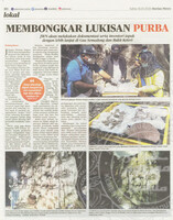 Harian Metro -  16 Oktober 2021 - Membongkar Lukisan Purba
