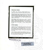 NOTA PENERANGAN BALAI PAMERAN