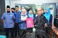 LAWATAN KERJA MUZIUM DI RAJA ABU BAKAR  KE JMM DI MAKMAL KONSERVASI