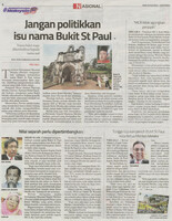 Sinar Harian_25-July-2020_ms 6_Jangan politikkan isu nama Bukit St Paul