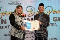 MAJLIS APRESIASI & PERASMIAN PAMERAN SULAIMAN GHANI PENGIAT SENI TEKSTIL MALAYSIA