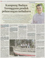 Berita Harian_31-Aug-2020_ms 5_Kampung Budaya Terengganu produk pelancongan terbaharu