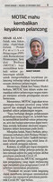 Sinar Harian- 12 Oktober 2021 - MOTAC mahu kembalikan keyakinan pelancong