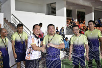 HMA2023 - PERLAWANAN PERSAHABATAN BOLA SEPAK DI STADIUM NEGERI SARAWAK