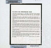 NOTA PENERANGAN PAMERAN PAMERAN ISLAM & LUAR