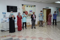 SUMBANGAN BEKALAN MAKANAN ASAS OLEH KP JMM DI LOBI BHG PENGURUSAN ANJURAN WARIS & SURAU AL-FALAH