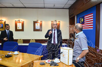 KUNJUNGAN HORMAT KEDUTAAN TAJIKISTAN DI BILIK PETALA INDERA, JMM.