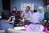 KUNJUNGAN HORMAT MUZIUM MUZIK KE ISTANA BUDAYA