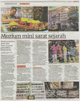Berita Harian_11-Oct-2020_ms 42_Muzium mini sarat sejarah