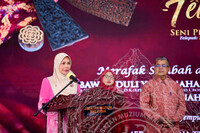 MAJLIS PERASMIAN PAMERAN PESONA TELEPUK SENI PERADA EMAS DI MTN